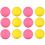 12 kinderplastic elastische PU-ballen /buiten (roze, ) 7