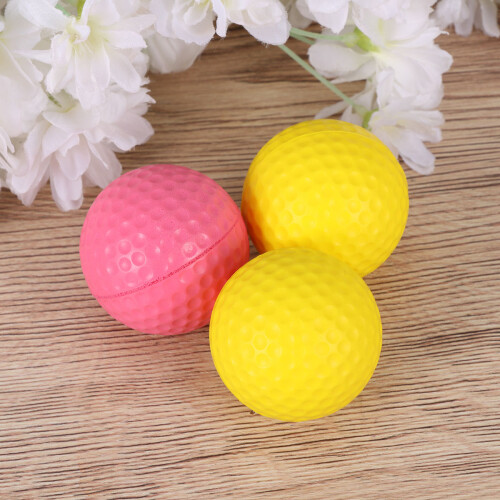 12 kinderplastic elastische PU-ballen /buiten (roze, ) 2
