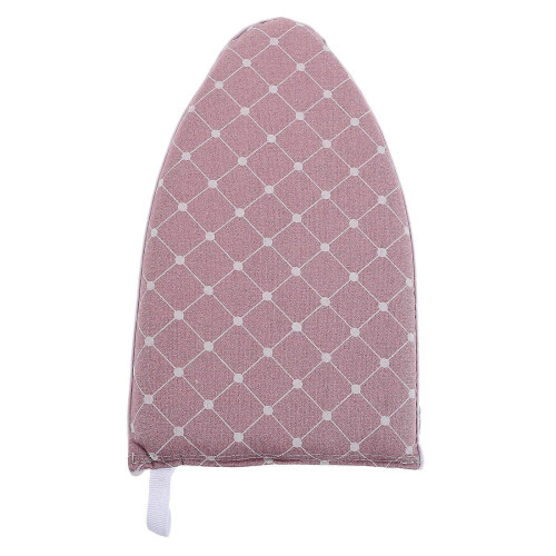 Tabla de planchar pequeña, rectangular, apta para altas temperaturas, color rosa, 1 unidad