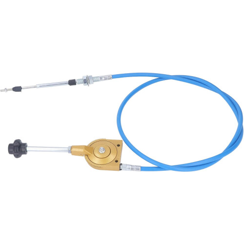 Throttle Control Cable 2m For Excavator Mixer PU Stainless Steel Weatherproof Adjustable Accelerator Wire Replacement 1