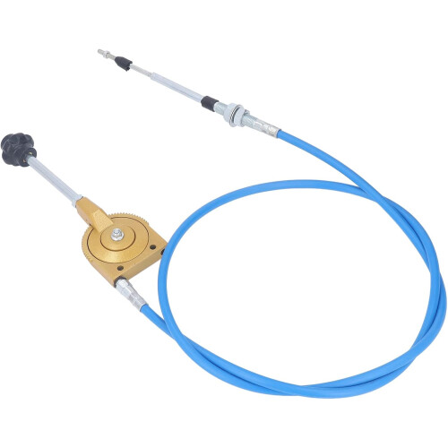 Throttle Control Cable 2m For Excavator Mixer PU Stainless Steel Weatherproof Adjustable Accelerator Wire Replacement 2