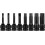 1/2inch Drive Impact Hex Socket Bit Set H4-H30, Hex Socket Bits, Color A, Size H4 5