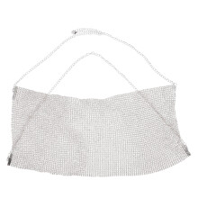 1Crop Top Pailleté En Aluminium Pour Femme Chic