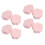 8St Elastische Makeup Spons Puff Roze Kattenklauw Design 1