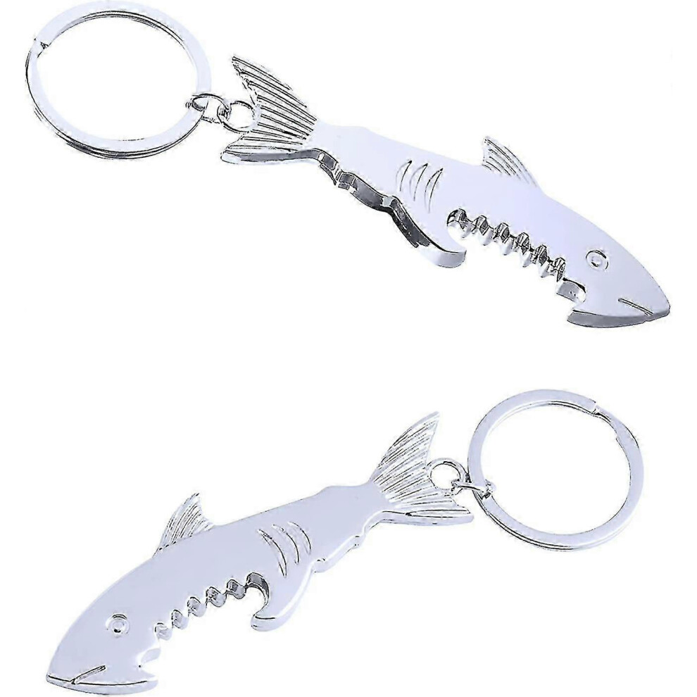 Set of 2 shark-shaped bottle openers