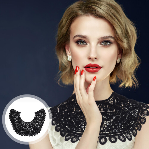 hollow-out lace with small flower pattern for women 2