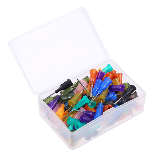 100pcs threaded blunt tip needles for industrial liquid dispenser glue 2