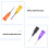 100pcs threaded blunt tip needles for industrial liquid dispenser glue 6