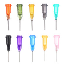 100pcs threaded blunt tip needles for industrial liquid dispenser glue