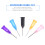100pcs threaded blunt tip needles for industrial liquid dispenser glue 11