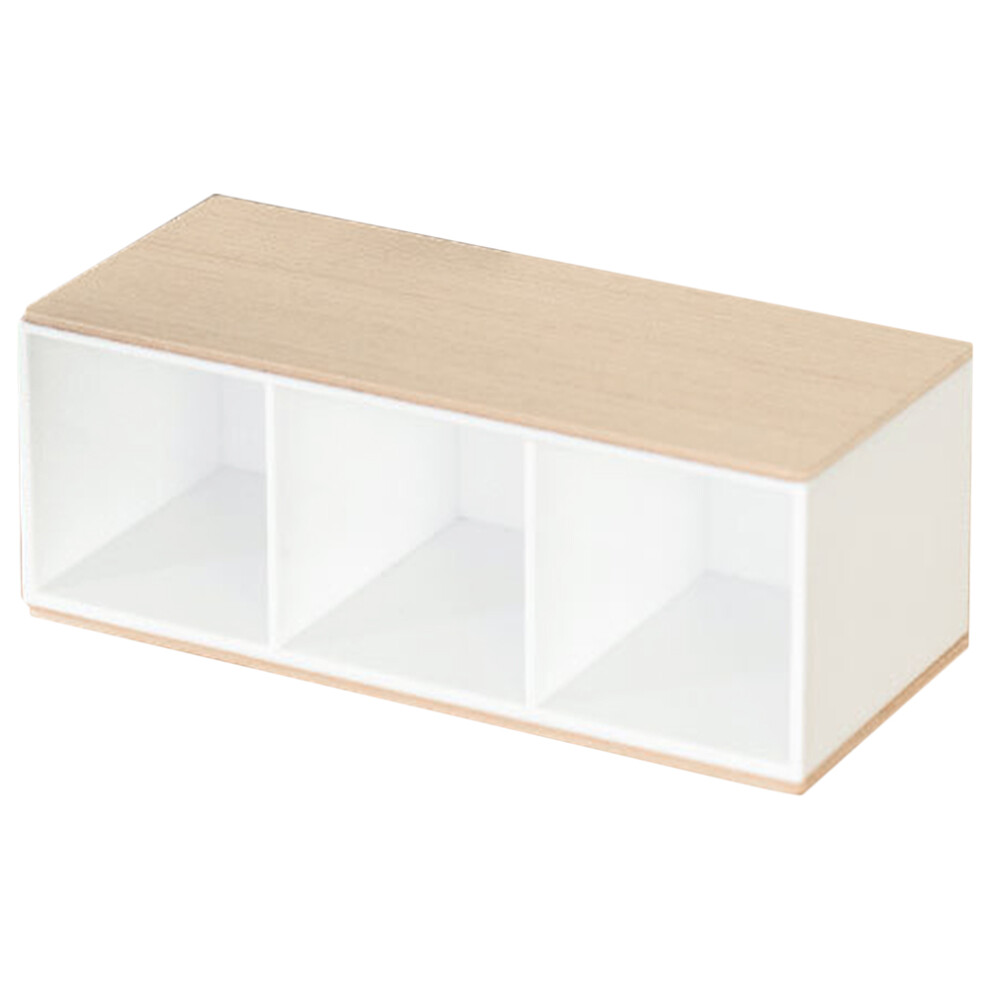 Photos - Other Furniture desktop remote storage box with pencil and makeup brush organizer