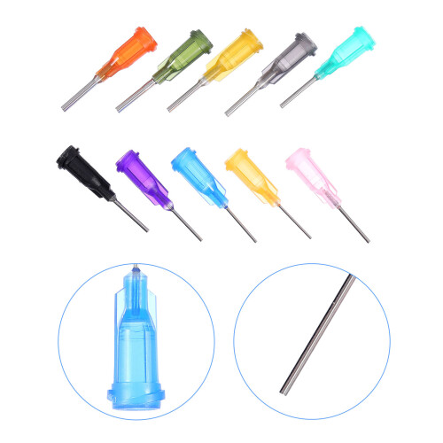 100pcs threaded blunt tip needles for industrial liquid dispenser glue 1