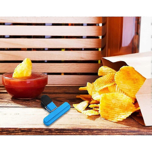 12 Pack Large Plastic Chip Bag Clips Multi-Purpose Sealing Clips for Food Tea Freshness 2