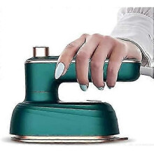 Plancha de vapor portátil profesional, mini plancha plegable, ideal para el hogar y viajes (verde)