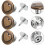 10pcs metal jeans buttons pins for pants replacement 4