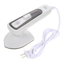 Plancha eléctrica portátil de mano para uso doméstico, de material ABS, color blanco, 1 unidad