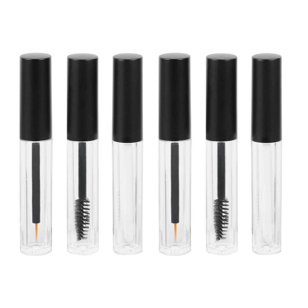 Iplusmile Cream 6Pcs Empty Eyelash Container With Mascara Brush Tube