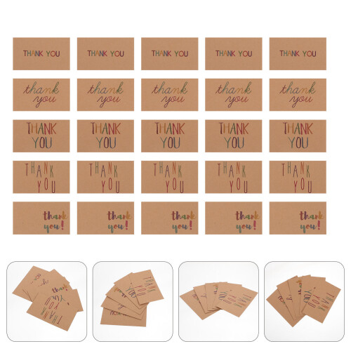 150pcs thank you festive greeting chic blessing 2