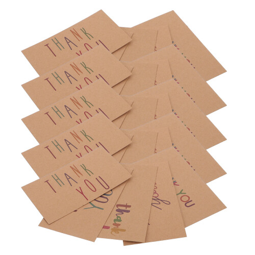 150pcs thank you festive greeting chic blessing