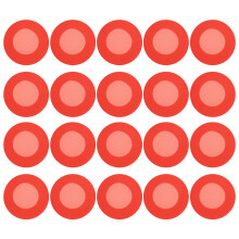 20pcs portable silicone stethoscope head covers protector