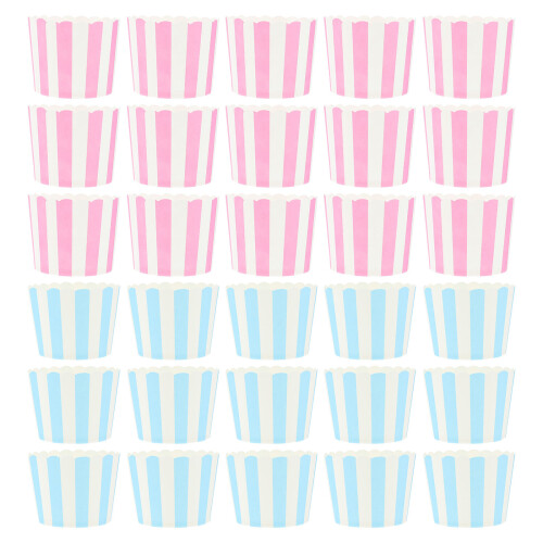 Paper Muffin Cups Baking Cupcake Cases White 100pcs