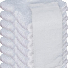 (White, 4 Towels ) 1-12 Pack Premium 100% Egyptian Cotton Face Towels Flannels Wash Cloth With Hanging Loop