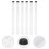 6 pcs incense sticks acrylic container sample 6