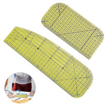 Regla térmica y regla para dobladillos resistente al calor para planchar - Herramienta de costura de