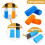4pcs silicone microphone sleeve anti-rolling cover for handheld mics 6