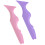 2pcs silicone eyeliner stencil lipstick makeup tool mascara applicator 6