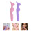 2pcs silicone eyeliner stencil lipstick makeup tool mascara applicator 5