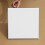 square blank oil painting frame 30x30cm white solid wood 9