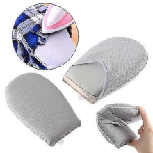 Mini tabla de planchar portátil con soporte para mangas y guante resistente al calor.