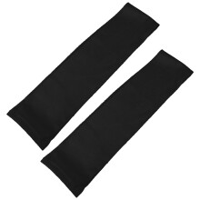 1Pair Elastic Black Polyester Calf Sleeves Ergonomic Rugby Leg Warmers