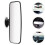 2pcs universal car rear view mirror with suction cup, shatterproof black 10