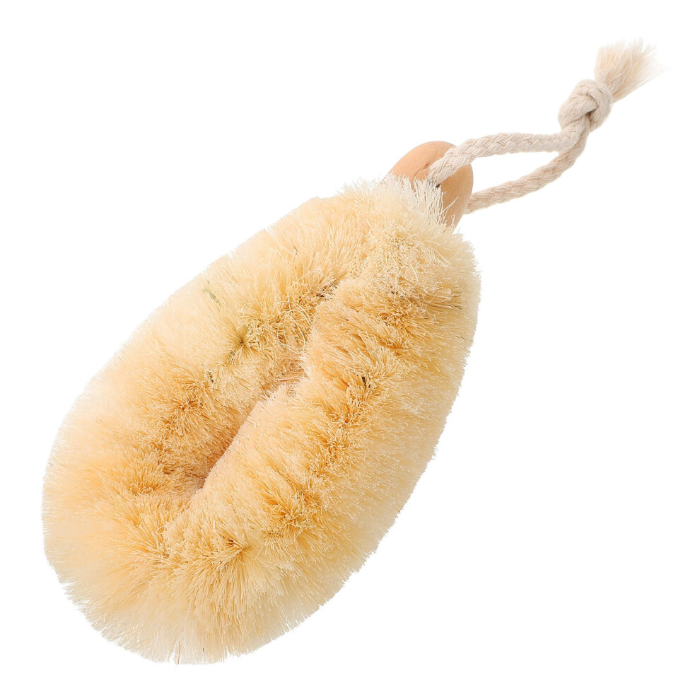 Vaguelly Comfortable Bath Scrubber Wear-Resistant Portable Shower Tool For Back