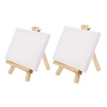 wood artist painting easel photo postcard display holder frame 2 sets