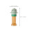 2pcs spill proof water bottle straw caps with straws 2