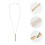 1Pc Golden Cylindrical Titanium Ash Keepsake Necklace Elegant Pendant 4