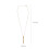 1Pc Golden Cylindrical Titanium Ash Keepsake Necklace Elegant Pendant 2