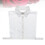 women solid color shirt with detachable square false collar (white) 5