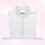 women solid color shirt with detachable square false collar (white) 11