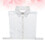women solid color shirt with detachable square false collar (white) 8