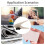 handheld diy mushroom single hole puncher with ruler for paper 8