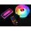 6Pcs Adjustable 120mm RGB Computer Cooling Fan With Controller 11