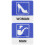 2pcs bathroom restroom door identification sign 6