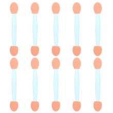 100pcs double-headed sponge eyeshadow brushes