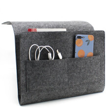 Bedside Storage Bag Compartments Wall Hanging Pocket Large-Capacity