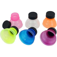 6 Pack Reusable Soda Can Lids Plastic Soft Drink Covers (Random Color)