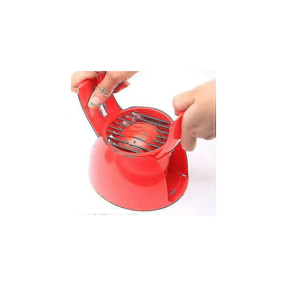 Fruit and vegetable cutter, 1 slicer for tomatoes, potatoes, onions, fruits and vegetables, tomato slicer holder-image-OPC-PKRNKZ7-NEW